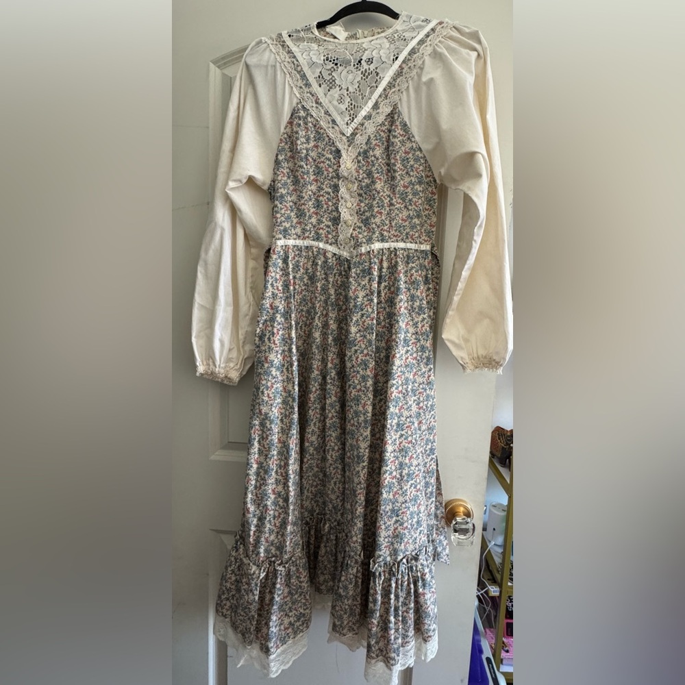 Vintage 1980s floral Gunme Sax dress size XS/S